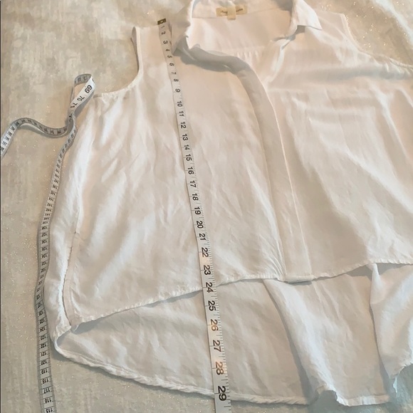 Cloth & Stone hi-lo sleeveless collared shirt - Picture 9 of 9